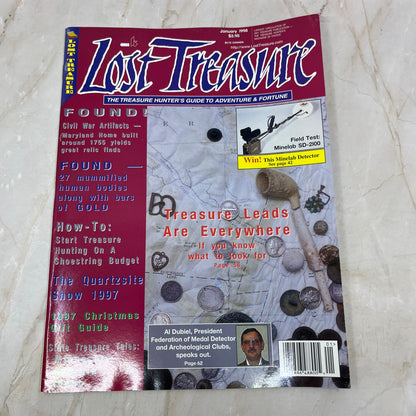 1998 Jan - Lost Treasure Magazine - Treasure Hunting Gold Prospecting M13