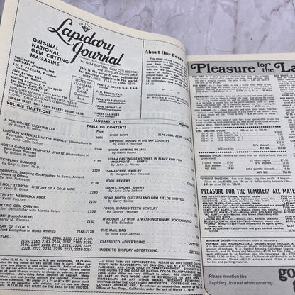 Tempskya Fern Harnett County NC - Lapidary Journal Magazine - Jan 1978 M27