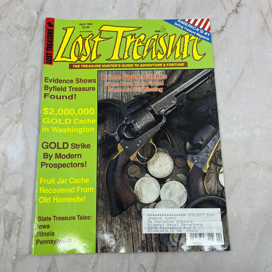 1992 April - Lost Treasure Magazine - Treasure Hunting Gold Prospecting M14