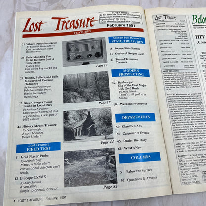 1991 Feb - Lost Treasure Magazine - Treasure Hunting Gold Prospecting M14