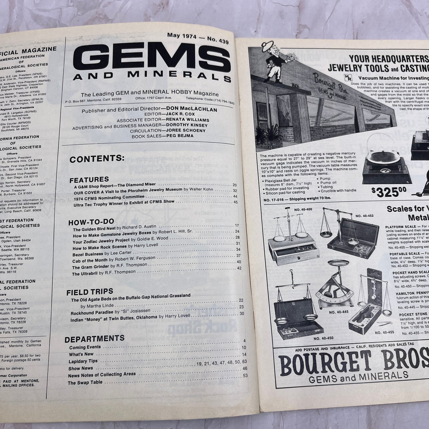 Where to Collect Fairburn Agates - Gems & Minerals Magazine - May 1974 M24