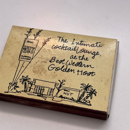 Best Western Golden Host Sarasota FL Vintage Matchbox TB6-MB3