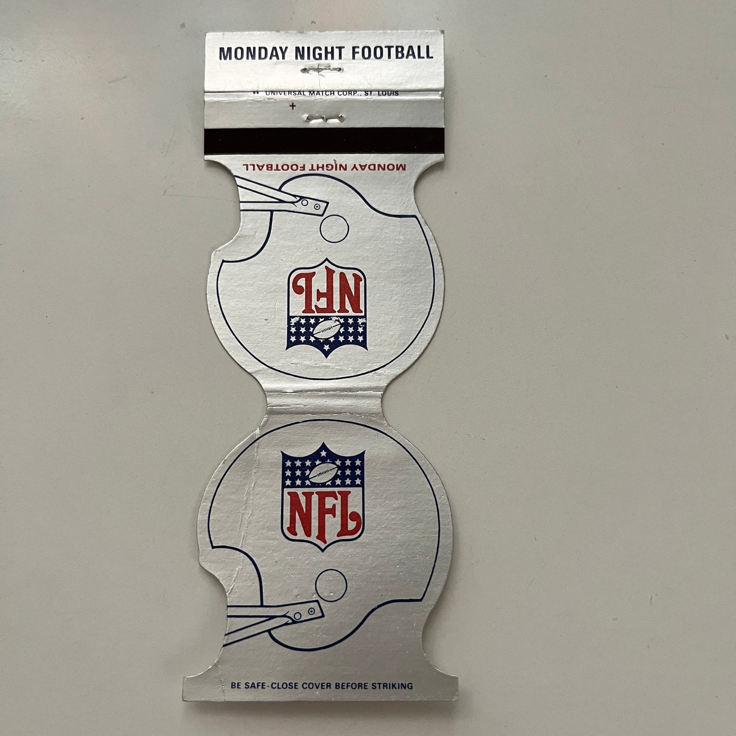 NFL Monday Night Football 1984 Schedule McCormick's Landing Matchbook MM6-6