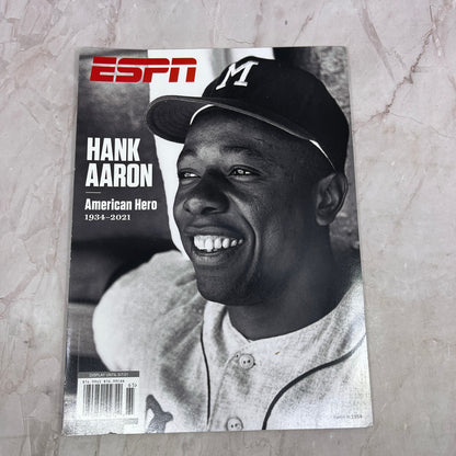 2021 ESPN Magazine Hank Aaron American Hero Commemorative Issue TA9-E2