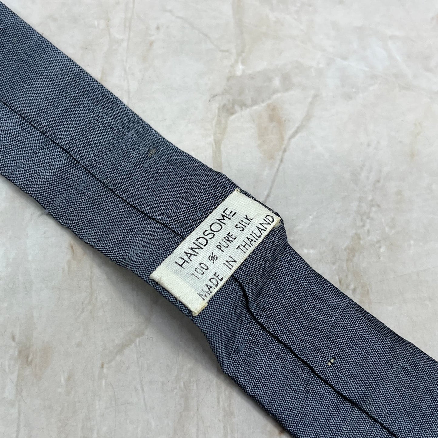 Retro Pure Silk Embroidered Made in Thailand Straight Slim Necktie Tie TJ4-T1
