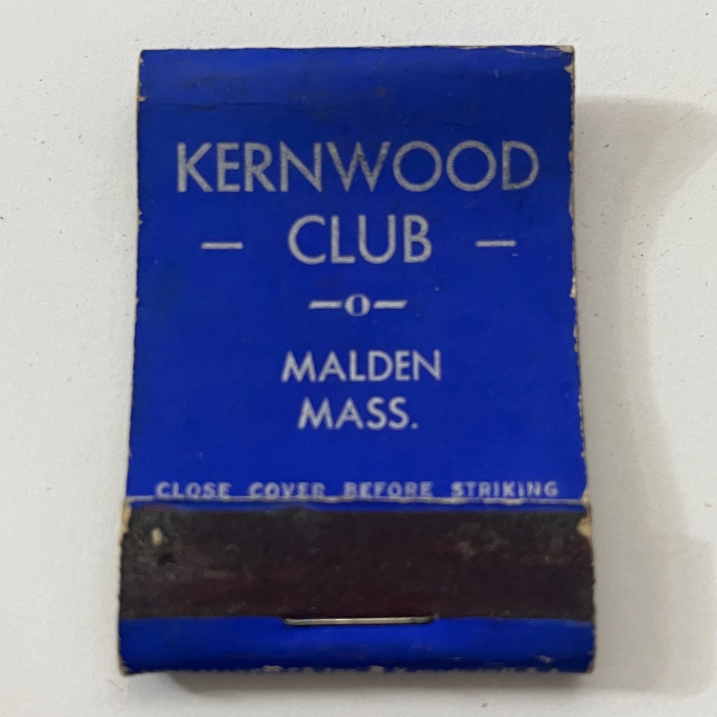 Kernwood Club Wagon Wheel Promenade Deck Malden MA Vtg Matchbook Cover TB8-MB-8