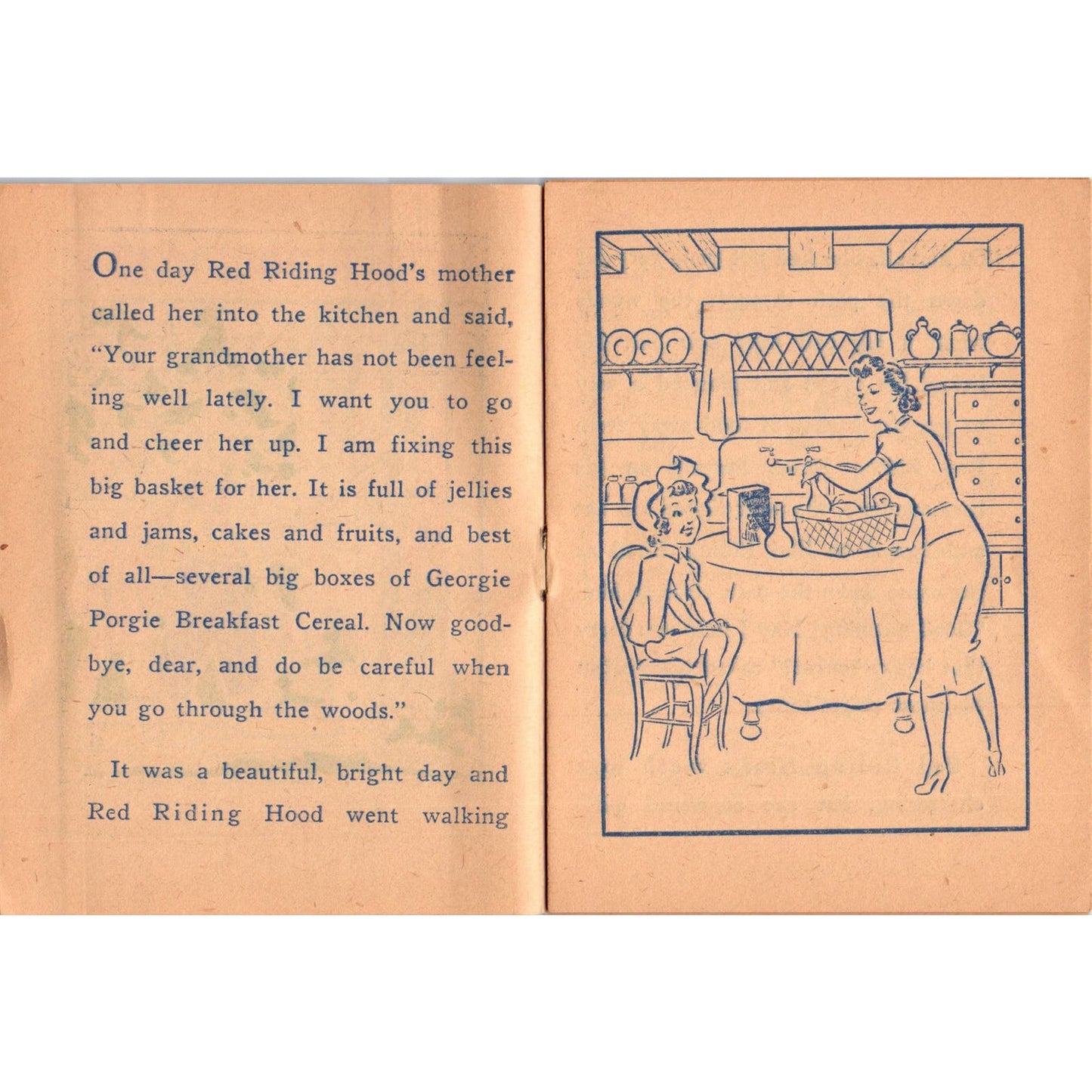 Red Riding Hood - Little Georgie Porgie Coloring Book Council Bluffs IA AD7