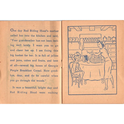 Red Riding Hood - Little Georgie Porgie Coloring Book Council Bluffs IA AD7