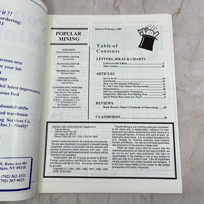 1989 Feb - Popular Mining Magazine - Treasure Hunting Gold Prospecting M19