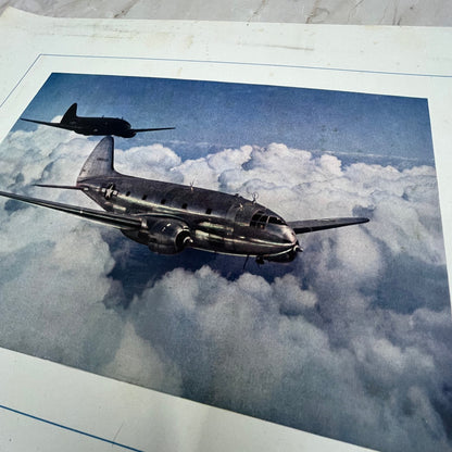 The Curtiss C46 Commando Vintage Print 10.5x13 FL6-4