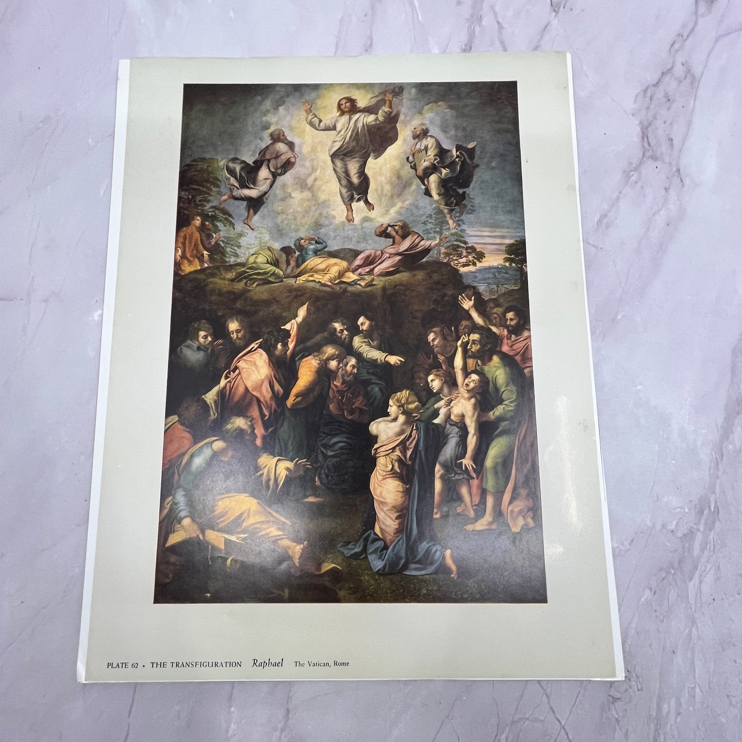 The Transfiguration - Raphael Lithograph 9x12" Art Print V22