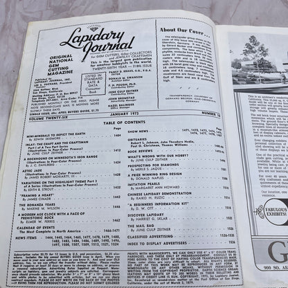 The Salamander Group Idar-Perstein Germany - Lapidary Journal Jan 1973 M27