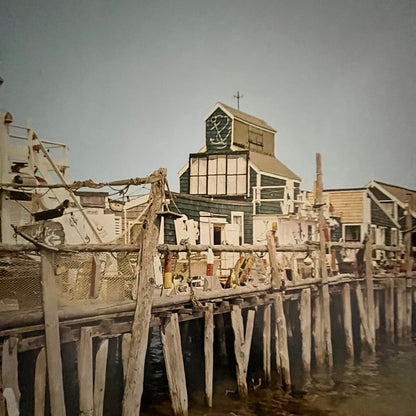 Captain Jack's Wharf, Provincetown, Massachusetts 12x16" Art Print FL1