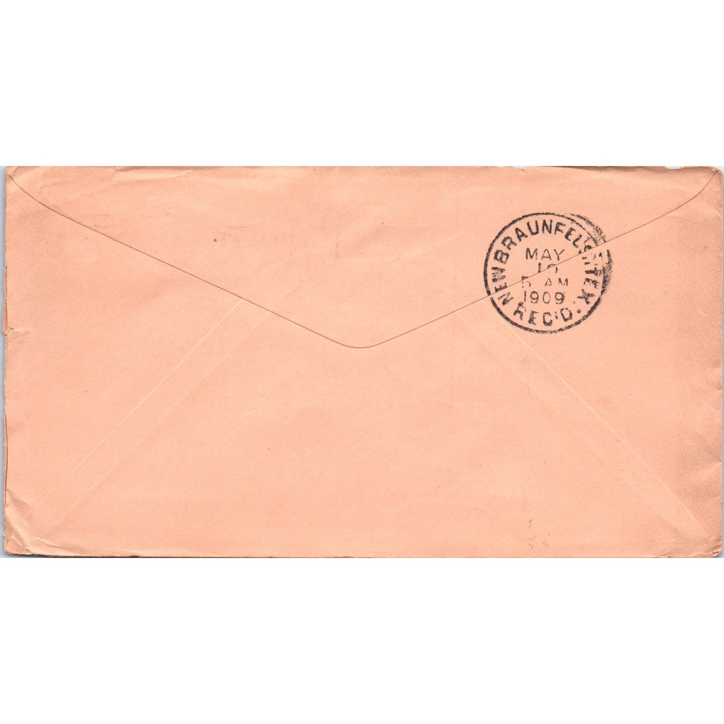 1909 H.K. Porter Everett MA to Faust & Co New Braunfels TX Postal Cover TG7-PC3