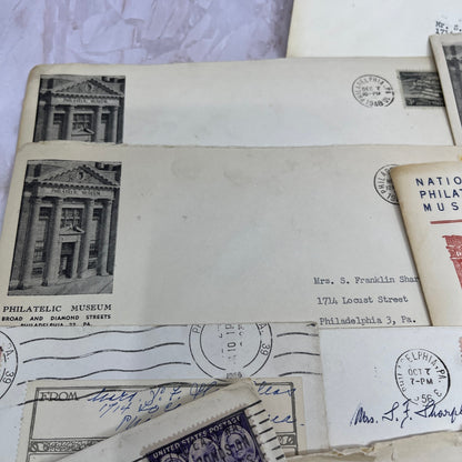 1950s Huge Lot of Mrs. S. Franklin & Dr. Isaac Sharpless Phila Envelopes TG7-EB2