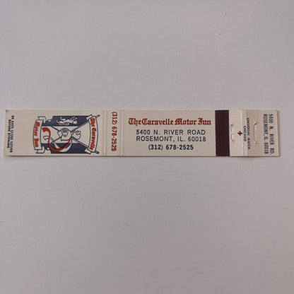 The Caravelle Motor Inn Rosemont Illinois Vintage Matchbook TB6-MB2-9