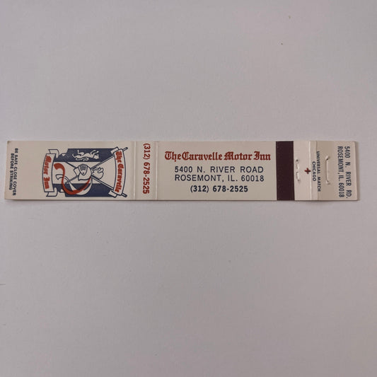 The Caravelle Motor Inn Rosemont Illinois Vintage Matchbook TB6-MB2-9