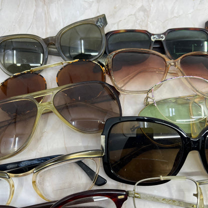 HUGE Lot of Vintage Eyeglasses Sunglasses Frames For Parts or Repair TE9