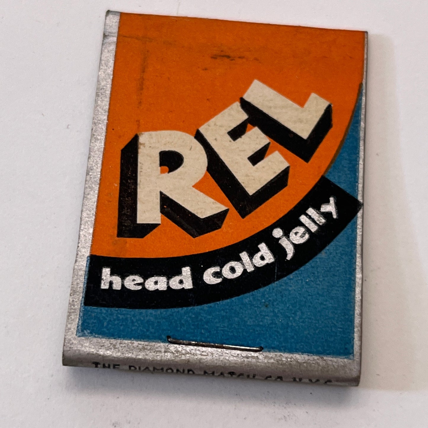 REL Head Cold Jelly REM for Coughs Vintage Matchbook Cover TB8-MB3-10