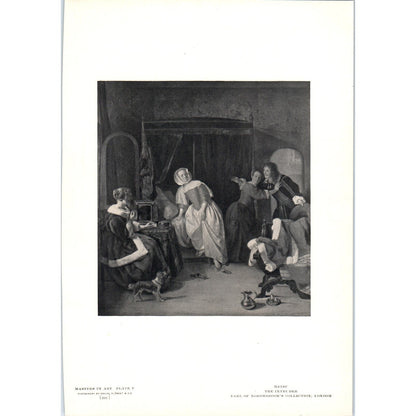 The Intruder - Metsu c1905 Art Print D14