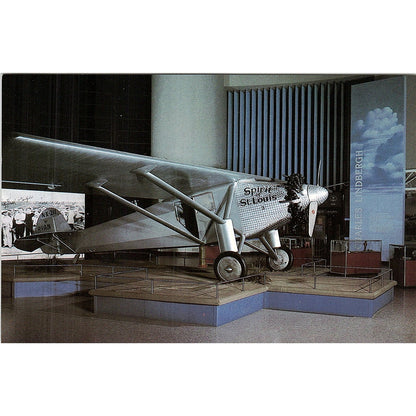 Spirit of St. Louis Replica Charles Lindbergh Vintage Postcard AF9-H2