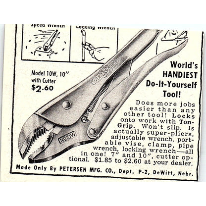 Page Garden Tractors Page-Boy Tiller Milwaukee WI 1955 Ad AF9-S5