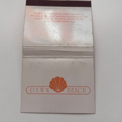 Dawn Beach Hotel Sint Maarten Vintage Matchbook Cover TB8-MB-3