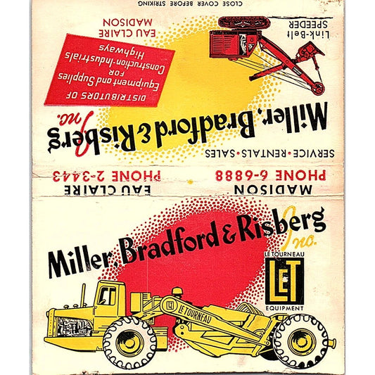 Miller, Bradford & Risberg Construction Eau Claire Madison Matchbook ML1-8