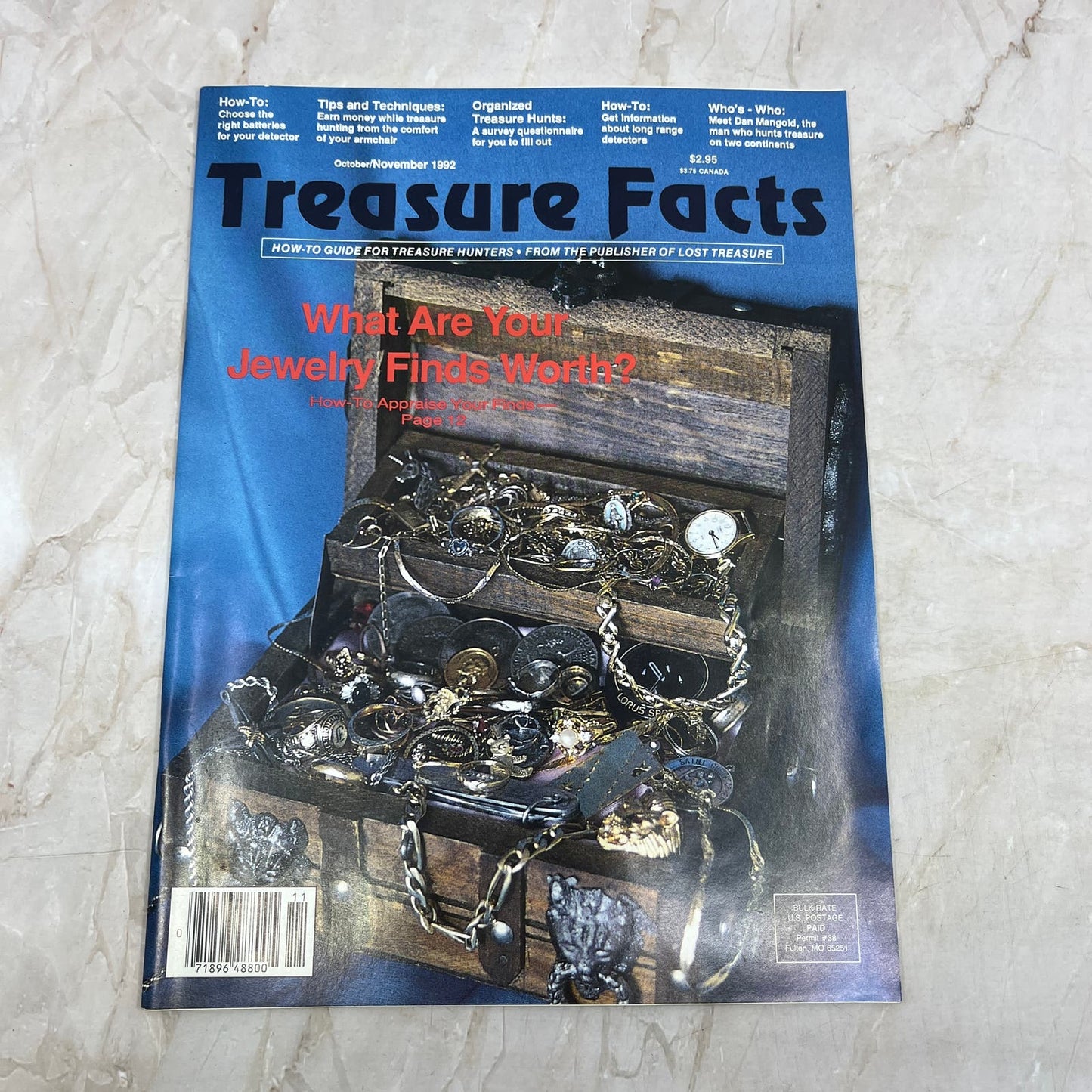 1992 Oct/Nov - Treasure Facts Magazine - Treasure Hunting Metal Detecting M17