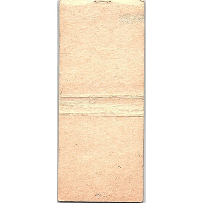 Sun-Dial Inn Sherman, Nellie Milwaukee Vintage Matchbook Cover SC7-Y6
