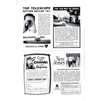 Cream Lincoln Continental Automobile - Vintage Magazine Ad D20