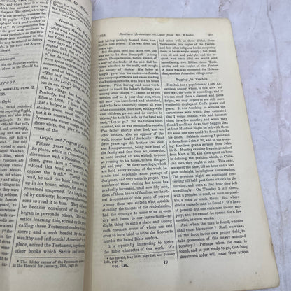 The Missionary Herald Magazine Sept 1858 Southern Armenian Mission TG8-Z