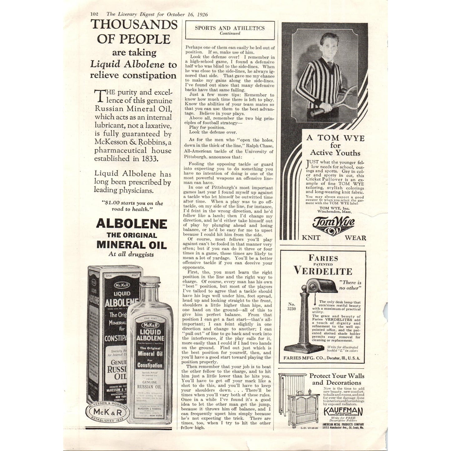 Harley Davidson Motorcycles 1926 Vintage Magazine Ad D10