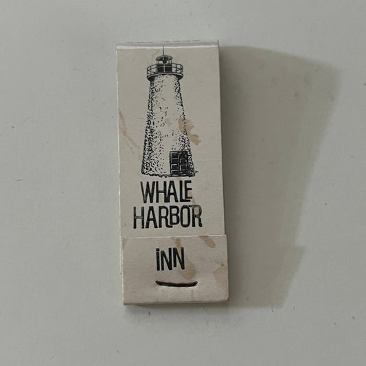 Whale Harbor Inn Restaurant Islamorada Florida Slim Vintage Matchbook SC4-R7
