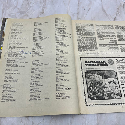 1973 National Treasure Hunters League Magazine - Mesquite TX Ray Smith M19