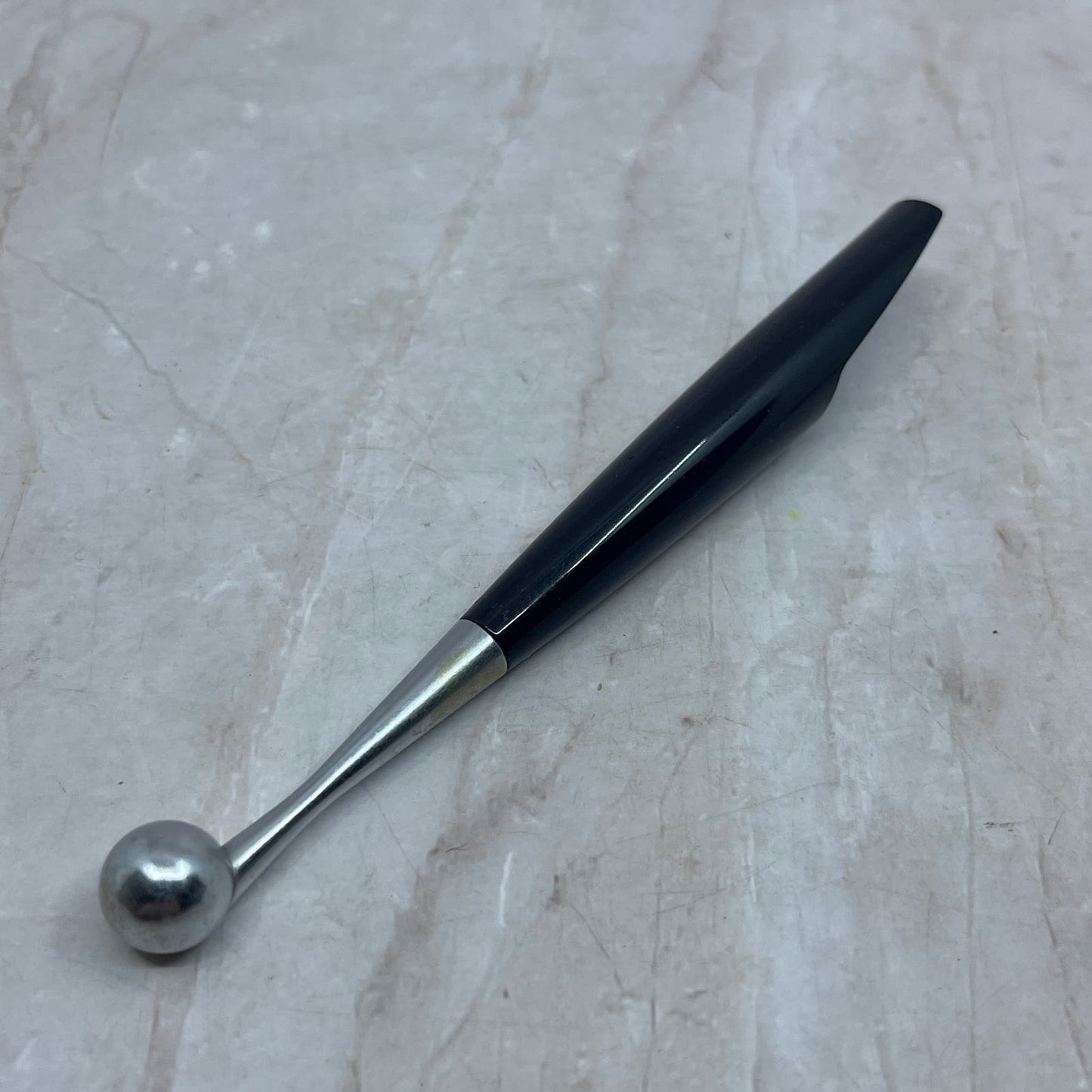 Vintage Original Parker 51 Black And Chrome Desk Pen Socket Magnetix Socket TG8
