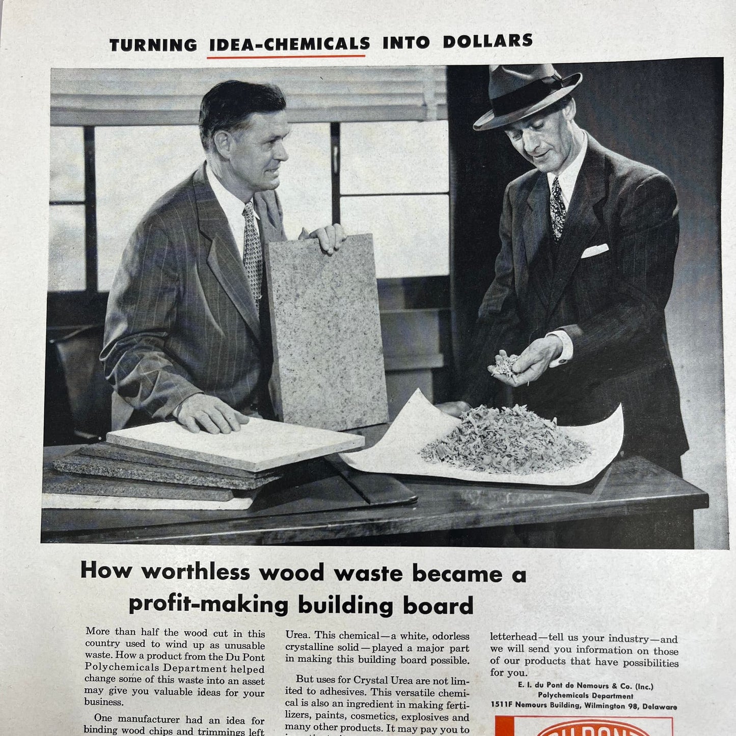 DuPont Polychemicals Department Chemicals Plastics 1951 Magazine Ad FL6-10