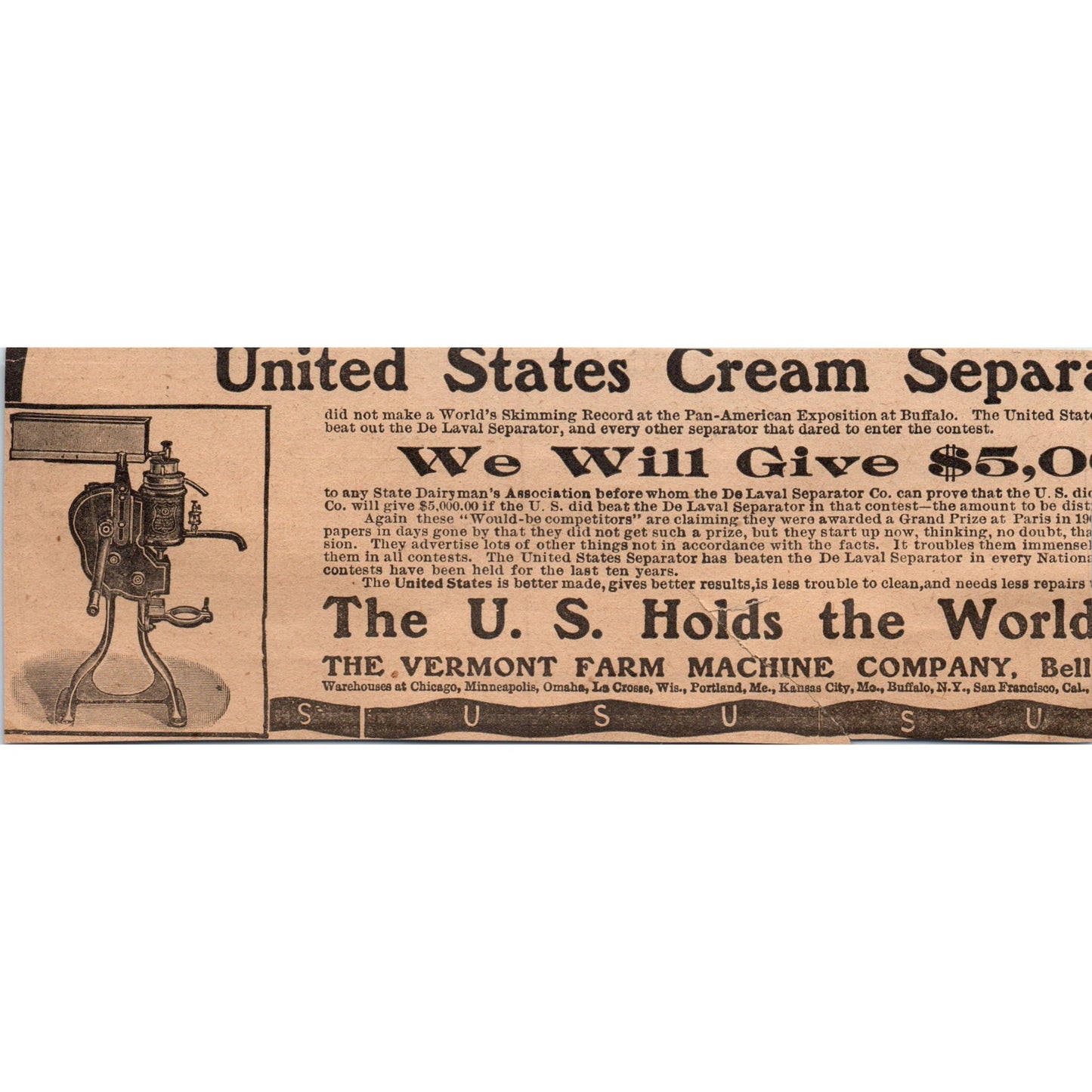 The Strongest Fence Made Coil Spring Fence Co Winchester IN 1905 Ad AF1-NEH