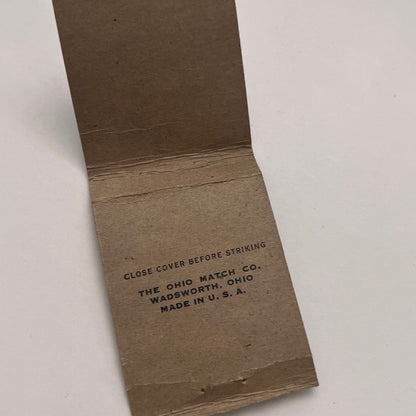 Blanche and John Monogrammed Vintage Matchbook Cover MM2-7