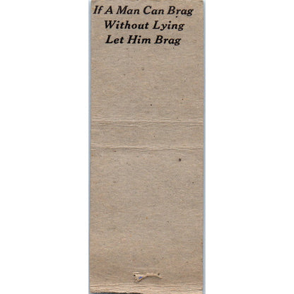 Burt's Bar C.C. Dixon Eau Claire WI Vintage Matchbook Cover SD2-Y12