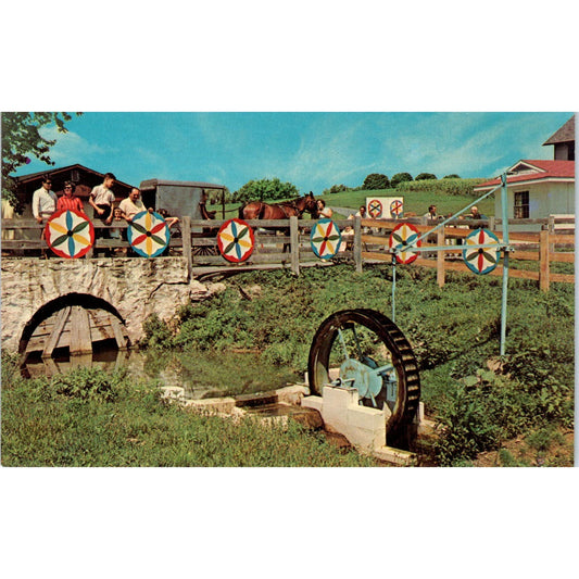 Lancaster Amish Homestead Pennsylvania Dutch Country Postcard PD7