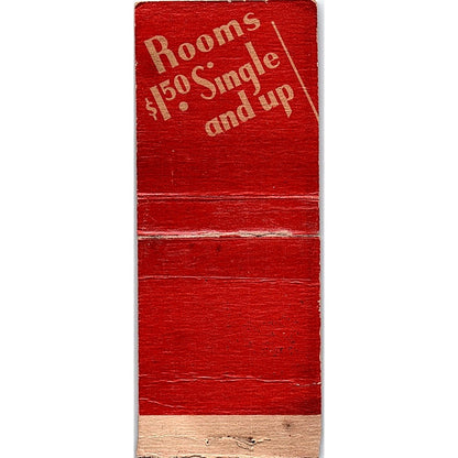 Beaumont Hotel Green Bay WI A.C. Witteborg Vintage Matchbook Cover SE5-Y1