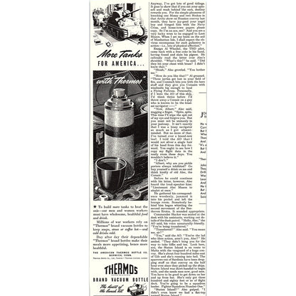 Colgate Ribbon Dental Cream Cleans Your Breath And Teeth 1943 WWII Ad SV1-6