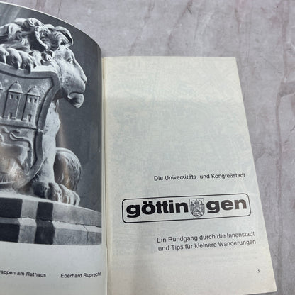 Vintage Göttingen Ein Rundgang Durch Die Innenstadt Travel Guide Booklet ML1-7