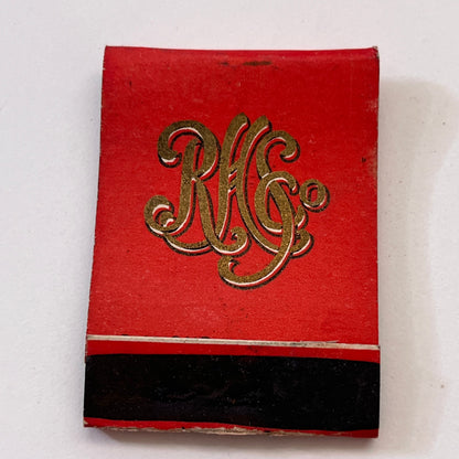 R.H. Stearns Company RHS Co Boston MA Vintage Matchbook Cover TB8-MB3-5