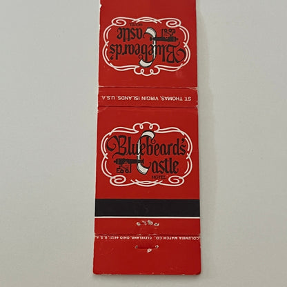 Bluebeard's Castle Hotel St. Thomas Virgin Islands Vintage Matchbook TB6-MB2-4