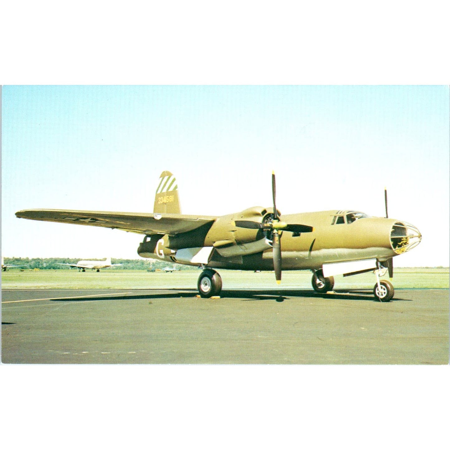 Martin B-26G Marauder Vintage Postcard PC3