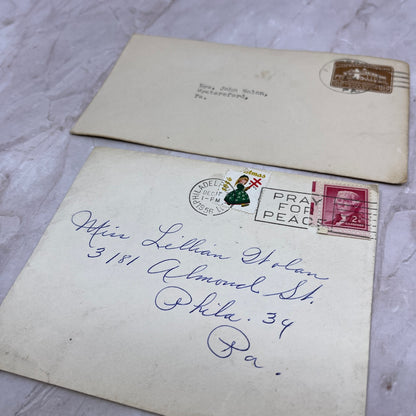 1950s Lot John & Lillian Nolan Graterford Philadelphia PA Envelopes L4-4-11