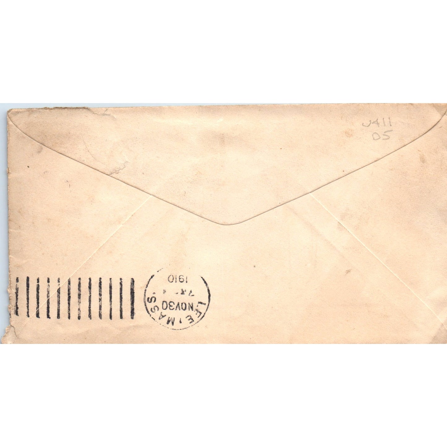 1910 White Marble & Terrazzo Co Lee MA Postal Cover Envelope TG7-PC2