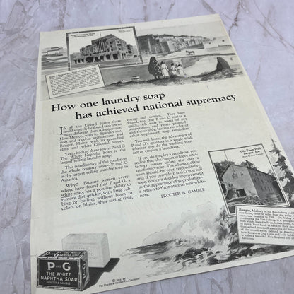 Naptha Soap Town Hall Bangor ME Franciscan Hotel Albuquerque NM 1924 Ad FL6-11